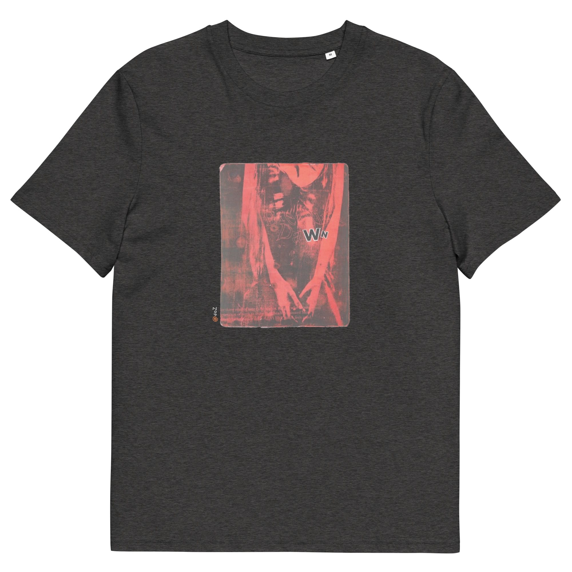 T-shirt unisexe gris foncé Eoz Créations Originales « Breaking Dawn » en coton biologique