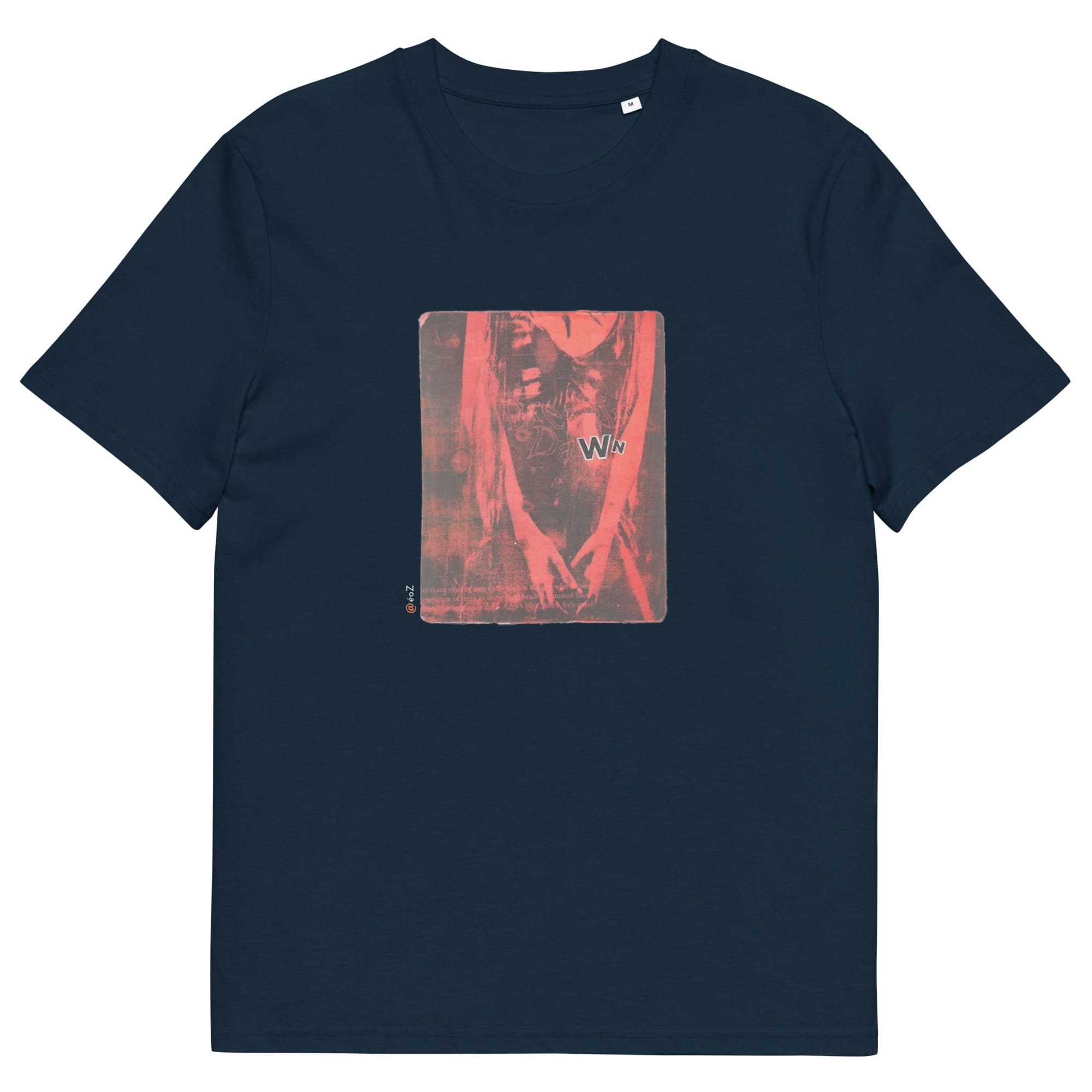 T-shirt unisexe marine Eoz Créations Originales « Breaking Dawn » en coton biologique