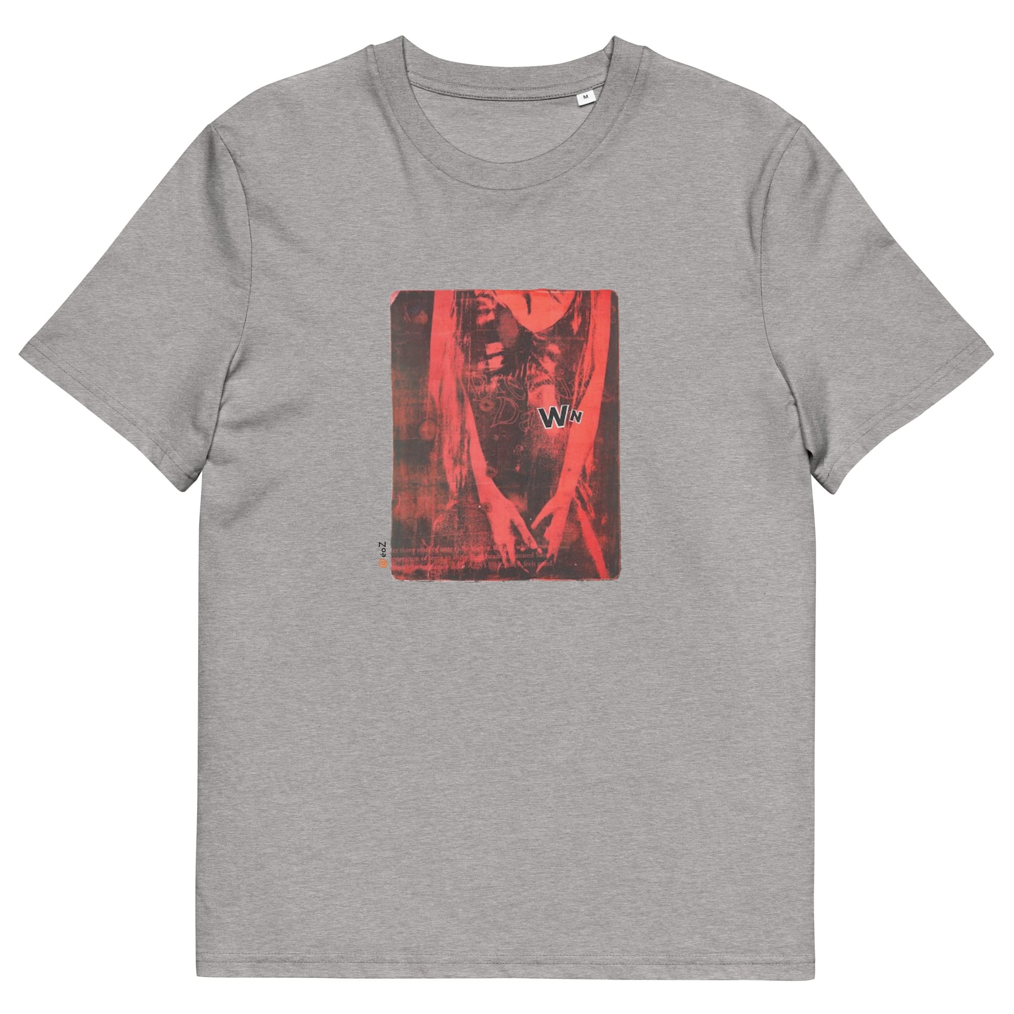 T-shirt unisexe gris clair Eoz Créations Originales « Breaking Dawn » en coton biologique