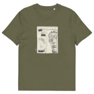 T-shirt unisexe gris clair Eoz Créations Originales « Duo très prisé » en coton biologique