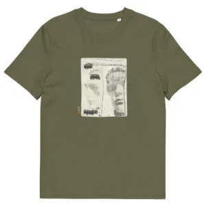 T-shirt unisexe gris clair Eoz Créations Originales « Duo très prisé » en coton biologique
