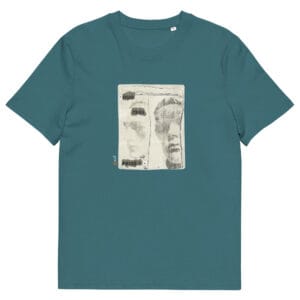 T-shirt unisexe vert Eoz Créations Originales « Duo très prisé » en coton biologique