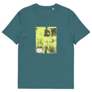 T-shirt unisexe vert Eoz Créations Originales « Etes-vous ? » en coton biologique